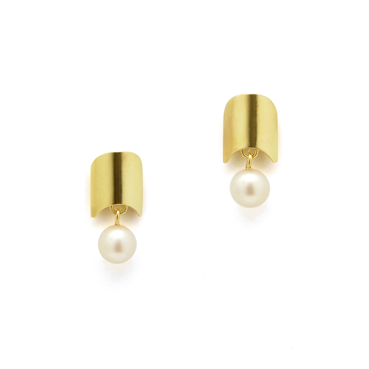 Ohrschmuck in 750/°°° Gold mit Zuchtperlen