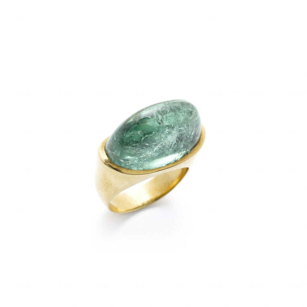 Ring, Turmalin