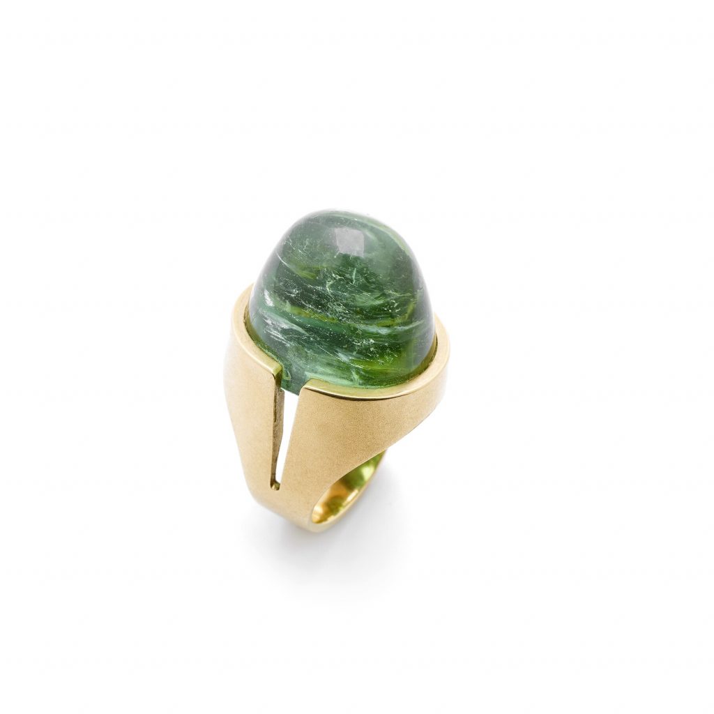 Ring, Turmalin